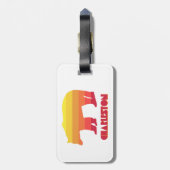 チャールストンウェストバージニアレインボーベア ラゲッジタグ (裏面縦)