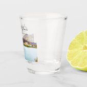 チャールストンウェストバージニア ショットグラス (右)
