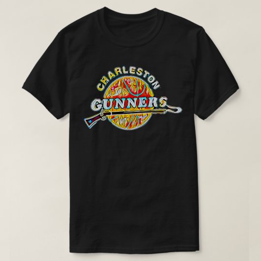チャールストンガンナーズバスケットボール Tシャツ (デザイン正面)