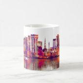 チャールストンサウスカロニアスカイライン コーヒーマグカップ (中央)