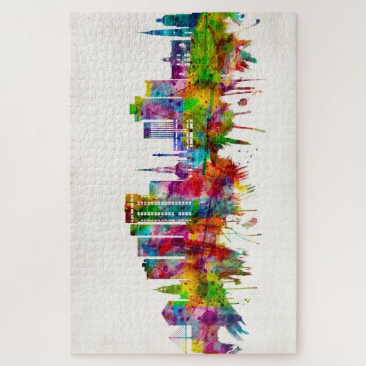 チャールストンサウスカロニアスカイライン ジグソーパズル (縦)