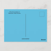 チャールストンサウスカロライナのダウンタウンとピア ポストカード (裏面)