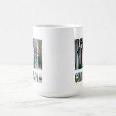 チャールストンサウスカロライナのレインボーロウハウスズ コーヒーマグカップ (中央)