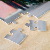 チャールストンサウスカロライナのレインボーロウハウスズ ジグソーパズル (側面)