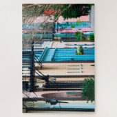 チャールストンサウスカロライナのレインボーロウハウスズ ジグソーパズル (縦)