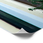 チャールストンサウスカロライナのレインボーロウハウスズ ポスター (角)