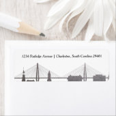 チャールストンサウスカロライナフェイクシルバーラベル ラベル (インサイチュ)