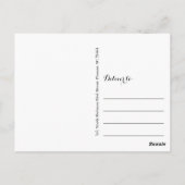 チャールストンサウスカロライナフェイク金ゴールドはがき ポストカード (裏面)