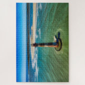 チャールストンサウスカロライナ州モリスアイランドライトハウス ジグソーパズル (縦)