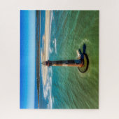 チャールストンサウスカロライナ州モリスアイランドライトハウス ジグソーパズル (縦)