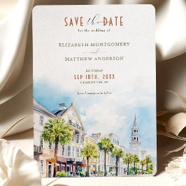 チャールストンサウスカロライナ日付の保存 招待状