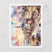 チャールストンサウスカロライナ有名な場所水色 ポストカード (正面)