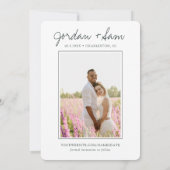 チャールストンサウスカロライナ結婚式の日付を保存 招待状 (裏面)