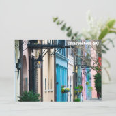 チャールストンサウスカロライナ虹の行フラットカード (スタンド正面)