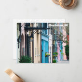 チャールストンサウスカロライナ虹の行 ノートカード (正面/裏面インサイチュ)