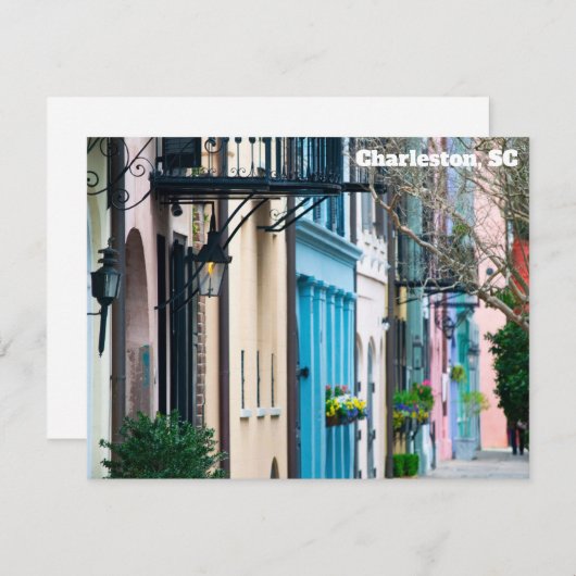 チャールストンサウスカロライナ虹の行 ノートカード (正面/裏面)