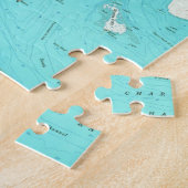 チャールストンサウスカロライナ(1958年) 2のヴィンテージの地図 ジグソーパズル (側面)