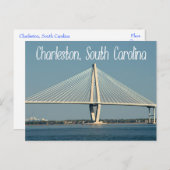 チャールストンサウスカロライナRavenelブリッジポストカード ポストカード (正面/裏面)