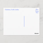 チャールストンサウスカロライナRavenelブリッジポストカード ポストカード (裏面)