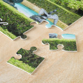 チャールストンサウスカロリーナガーデンファウンテンパズル ジグソーパズル (側面)