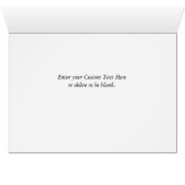 チャールストンハーバーボーツサンセットグリーティングカード (内部横(下))