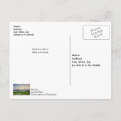 チャールストンハーバーボー考えツサンセットズオブユー ポストカード (裏面)