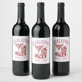 チャールストンバチェロレッテサウスカロライナ ワインラベル
