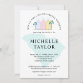 チャールストンバチェロレッテ週末日程表サウス 招待状 (正面)