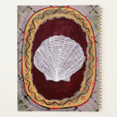 チャールストンファームハウスシェルプリントウォールつるズ プランナー手帳 (裏面)