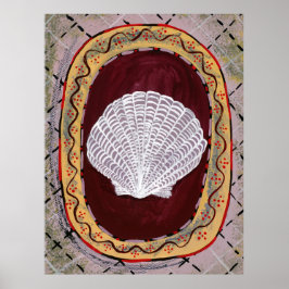 チャールストンファームハウスシェルプリントウォールつるズ ポスター