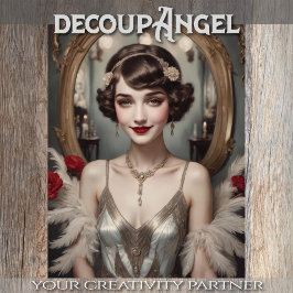 チャールストンフラッパー – デコページ –  薄葉紙