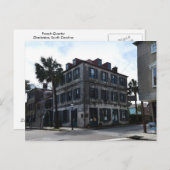 チャールストンフランスのクォーターアートギャラリー ポストカード (正面/裏面)