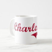 チャールストンミシシッピーのクラシックなデザイン コーヒーマグカップ (正面左)