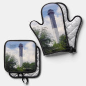 チャールストンライトハウス 鍋つかみ&鍋敷きセット (正面/裏面)