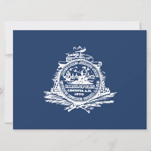 チャールストン国旗(サウスカロライナ) カード (正面)