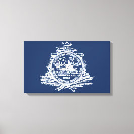 チャールストン国旗（サウスカロライナ） キャンバスプリント