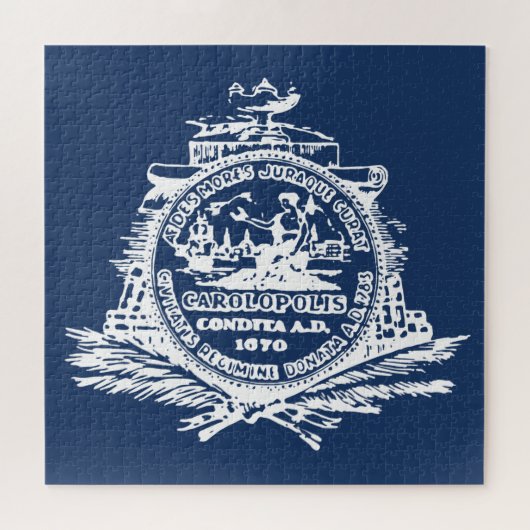 チャールストン国旗(サウスカロライナ) ジグソーパズル (横)