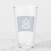 チャールストン国旗（サウスカロライナ） タンブラーグラス (裏面)