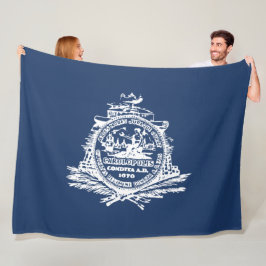 チャールストン国旗（サウスカロライナ） フリースブランケット