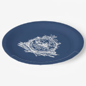 チャールストン国旗（サウスカロライナ） ペーパープレート (アングル)