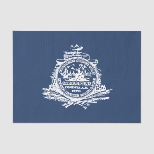 チャールストン国旗（サウスカロライナ） 薄葉紙 (正面)