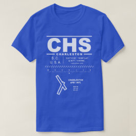 チャールストン国際的AFB /空港CHS Tシャツ