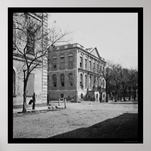 チャールストン市役所1865 ポスター