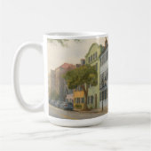 チャールストン水カラーのレインボー行 コーヒーマグカップ (左)