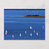 チャールストン港の美しい日！ ポストカード (正面)