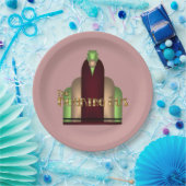 チャールストン紙プレート ペーパープレート (パーティー)