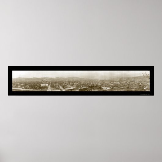 チャールストン西バージニア州バーズアイ写真1909 ポスター (正面)