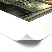 チャールストン通りウィズパルメットツリー フォトプリント (角)