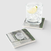 チャールストン通り2名 ストーンコースター (横)