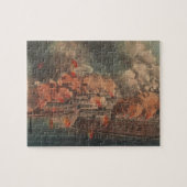 チャールストン1863の内戦の素晴らしい戦い ジグソーパズル (横)